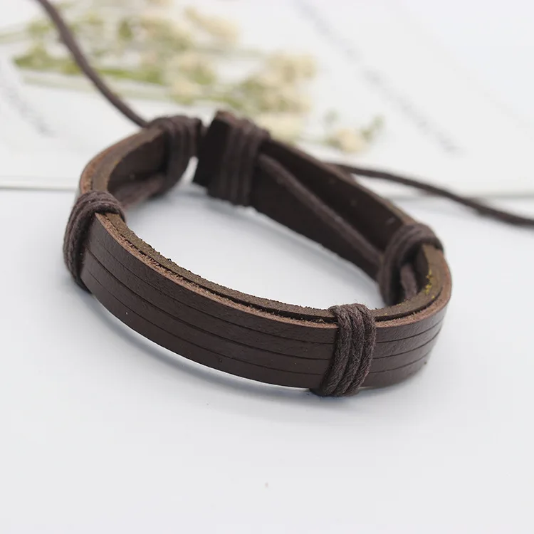 Модные женские браслеты с веревочной обмоткой винтажные Ретро Многослойные