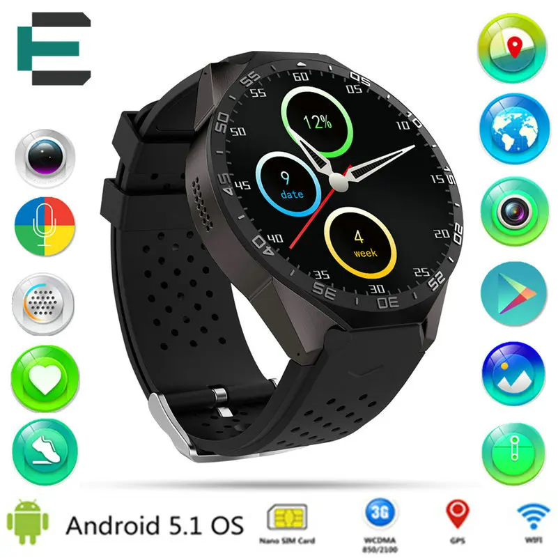Смарт-часы MEAFO MF88 с Bluetooth GPS четырехъядерным процессором MTK6580 1 3 ГГц ОЗУ 4 Гб 512 МБ 39