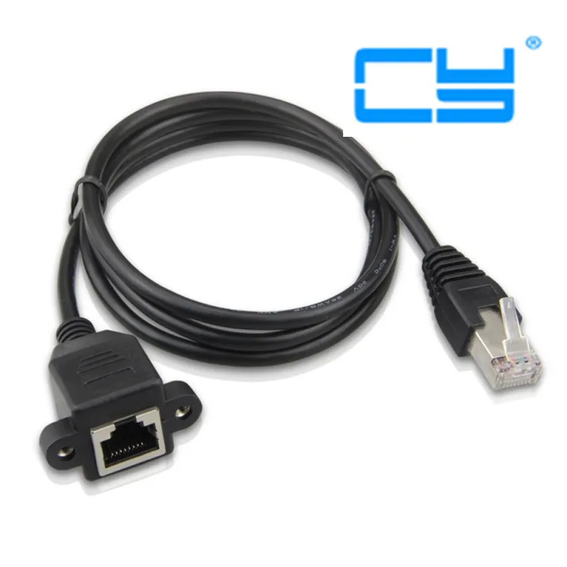 2 шт./лот штекер к женскому RJ45 Ethernet Интернет сеть LAN удлинитель Кабель для ноутбука