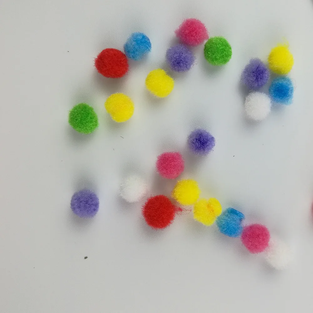 100 шт. мягкие помпоны для украшения дома и свадьбы 15 мм|craft pom poms balls|pompom ballsball toy |