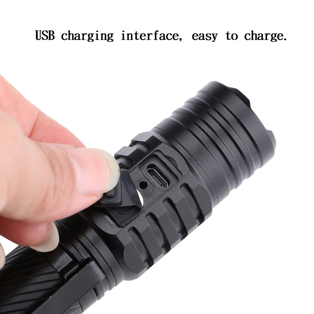 Sanyi USB Перезаряжаемый светодиодный фонарик XML L2 5 режимов Светодиодный фонарь Linterna 18650 аккумулятор Мощный светодиодный фонарь для кемпинга