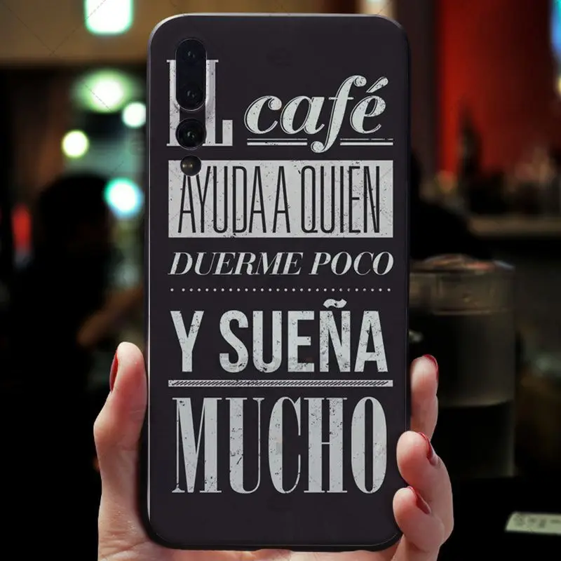 Babaite Ok But First Coffee мобильный телефон задняя крышка TPU чехол для Huawei P9 P10 P20 P20pro honor 9 10 V9