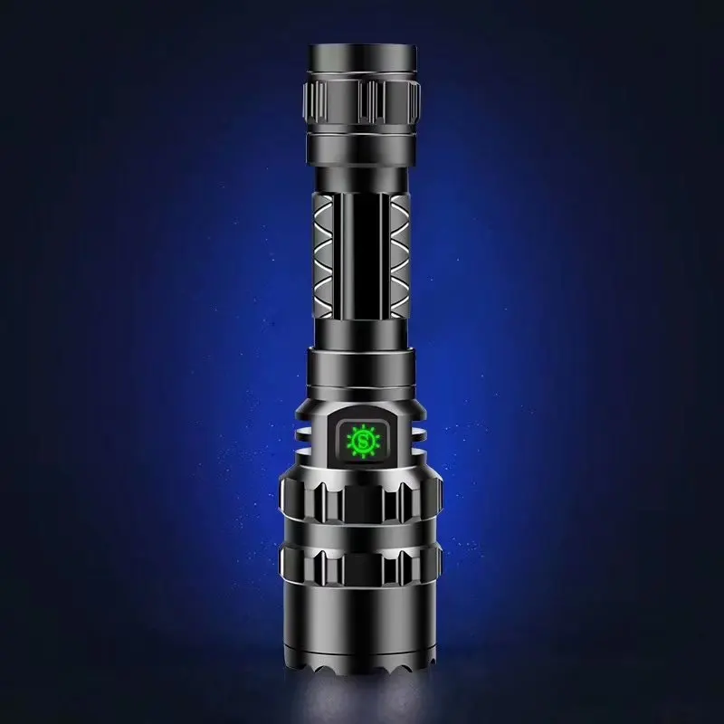 Тактический фонарь светодиодный USB Перезаряжаемые 6000LM XM-L L2 фонарик 18650 Фонари водонепроницаемый 5 режимов Отдых на природе света