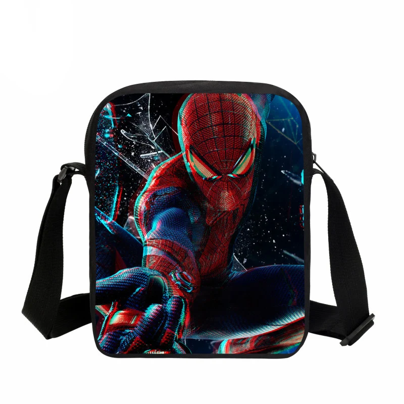 029 Comics Mini Superhero сумка-мессенджер детская 3D мультяшная сумка через плечо для мальчиков и девочек сумка с изображением дедпула - Цвет: 029
