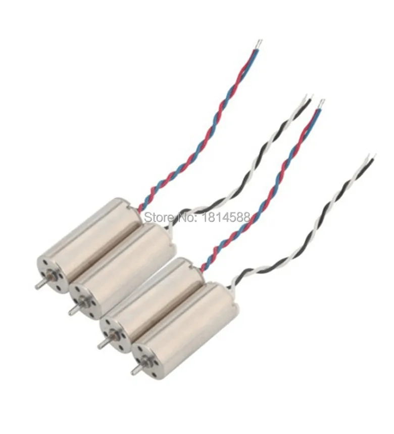 4 шт. пропеллер Hubsan X4 H107C H107D H108 H108C FY310B мотор 8*20 полый стакан Мотор Запчасти для
