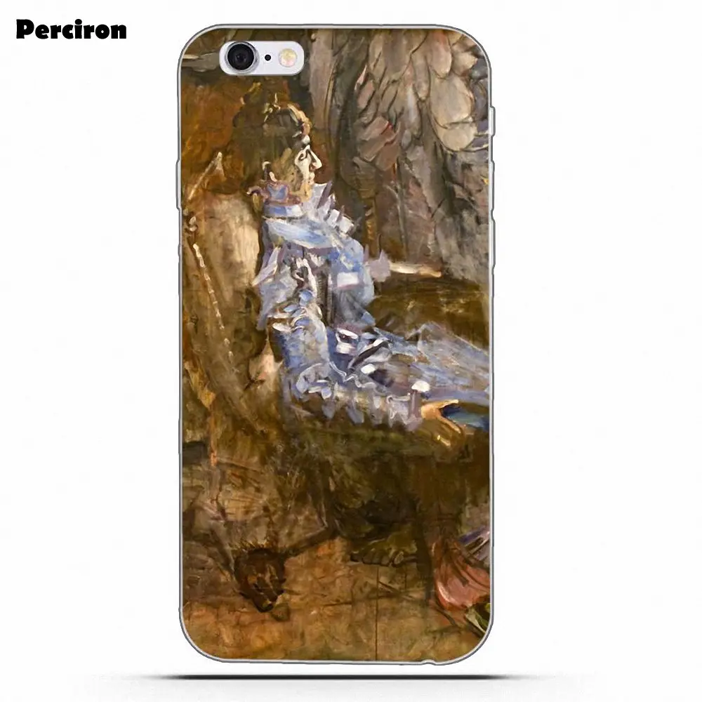 Чехлы из ТПУ для iPhone 4 4S 5 5C SE 6 6 S 7 8 Plus X Galaxy S5 S6 S7 S8 Grand Core II Prime Alpha Mikhail Vrubel Princess Swan