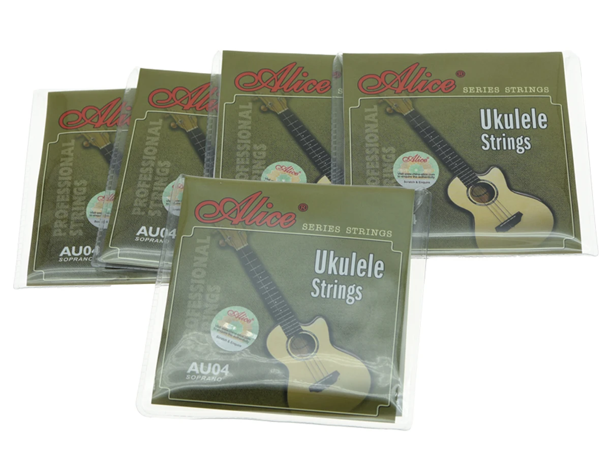 Alice Professional 5 наборов прозрачная нейлоновая фотовспышка размеры 1 4|ukulele strings|string