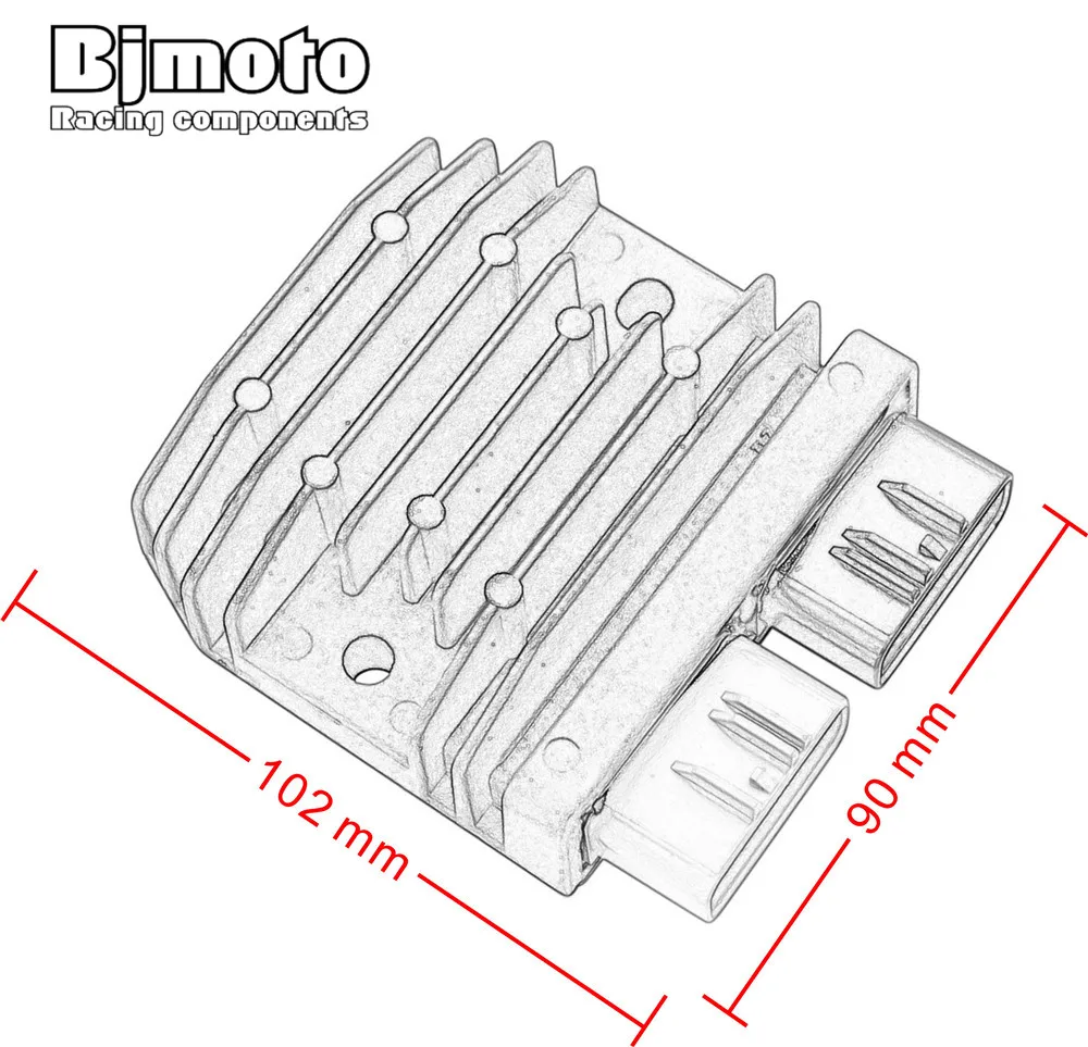 Выпрямитель регулятора напряжения мотоцикла BJMOTO 27D 81960 00 для Yamaha FZ07 14 16 VSTAR 1300 DELUXE