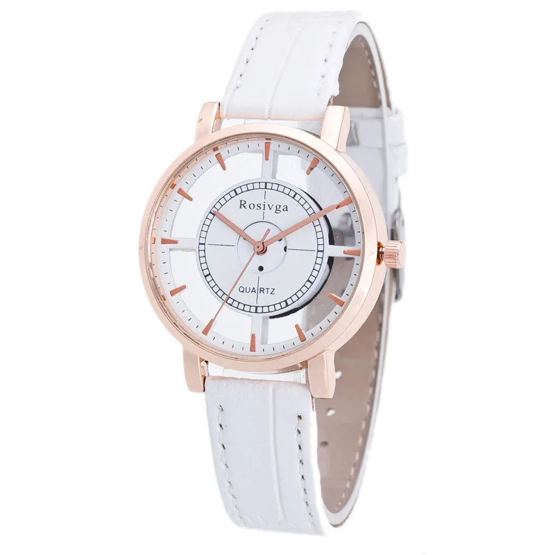 Модные женские туфли часы Роскошный уникальный стильный двойной полые леди Часы