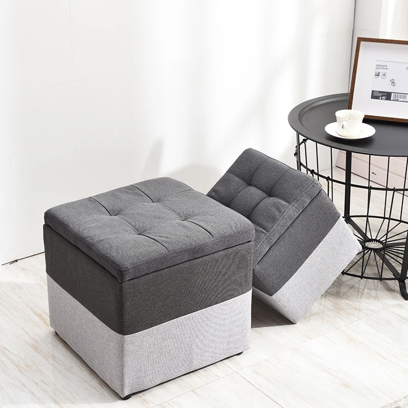 Табурет для хранения домашняя обувь из твердой древесины простые табуреты