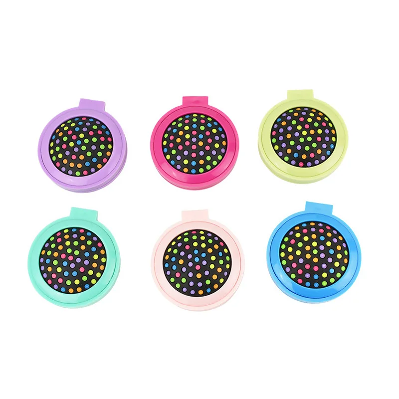 1 шт. Портативная Складная Расческа с радугой для спутывания щеток волос