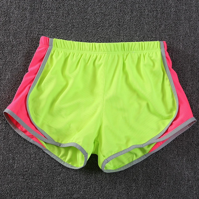Шорты женские флуоресцентные повседневные Модные Дышащие Короткие штаны для