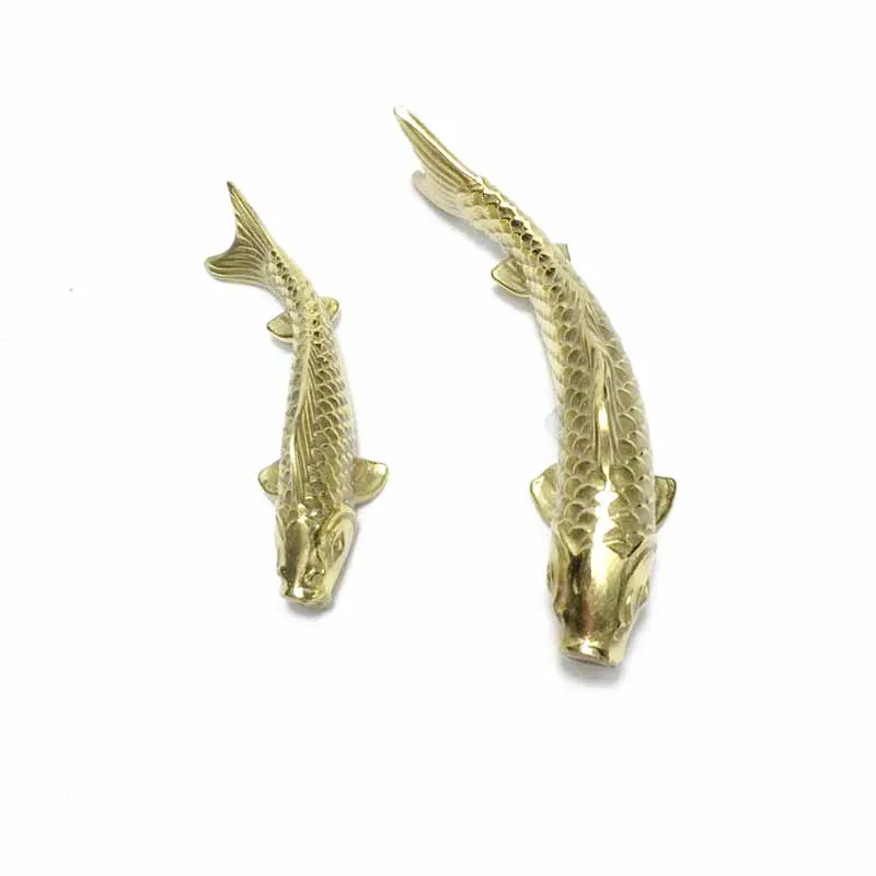 Латунная твердая рыба креативные современные украшения для дома и гостиной