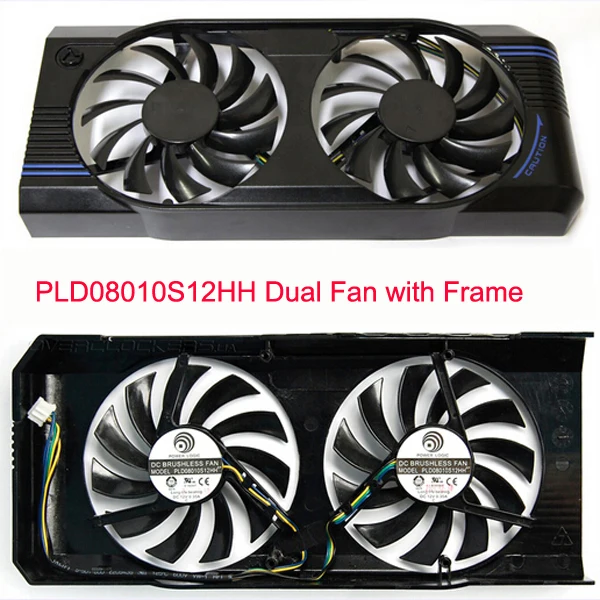 Для копмьютерного вентилятора охлаждения Замена для MSI Twin Frozr II R7770 HD 7770 N460 N560 GTX