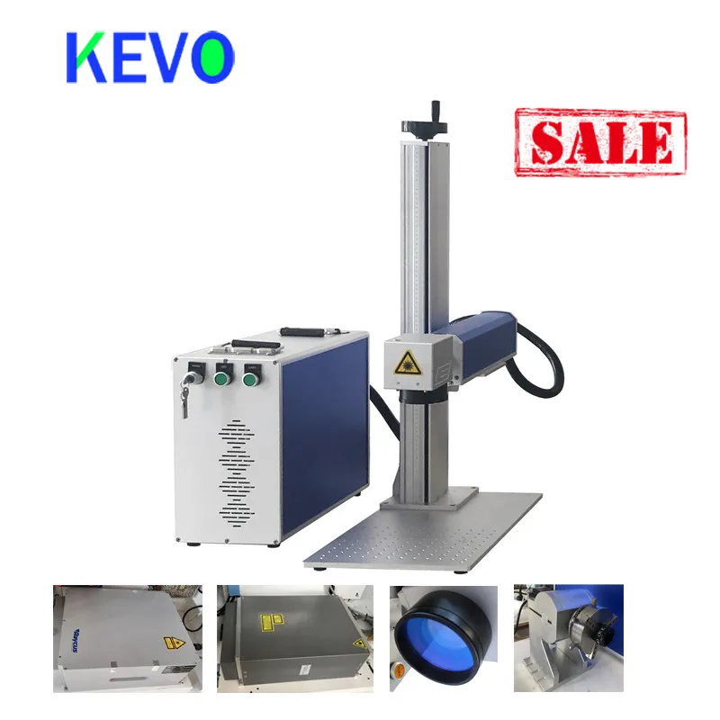 Сделано в Китае портативный волоконно лазерный маркер 20 Вт 30 50 для