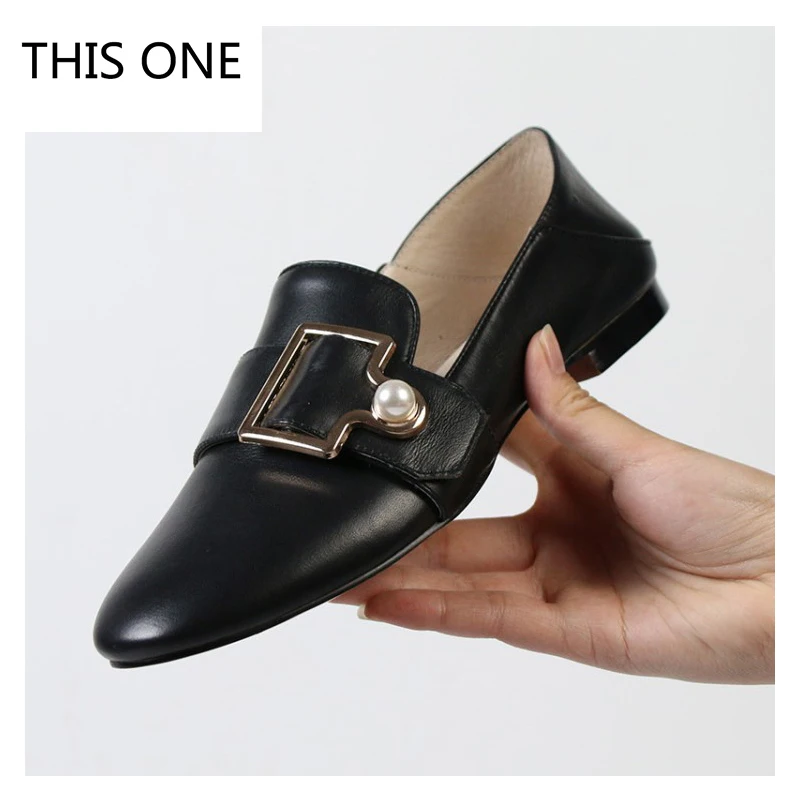 2018 Новая модная удобная женская обувь с жемчугом и шипами Вечерние туфли острым