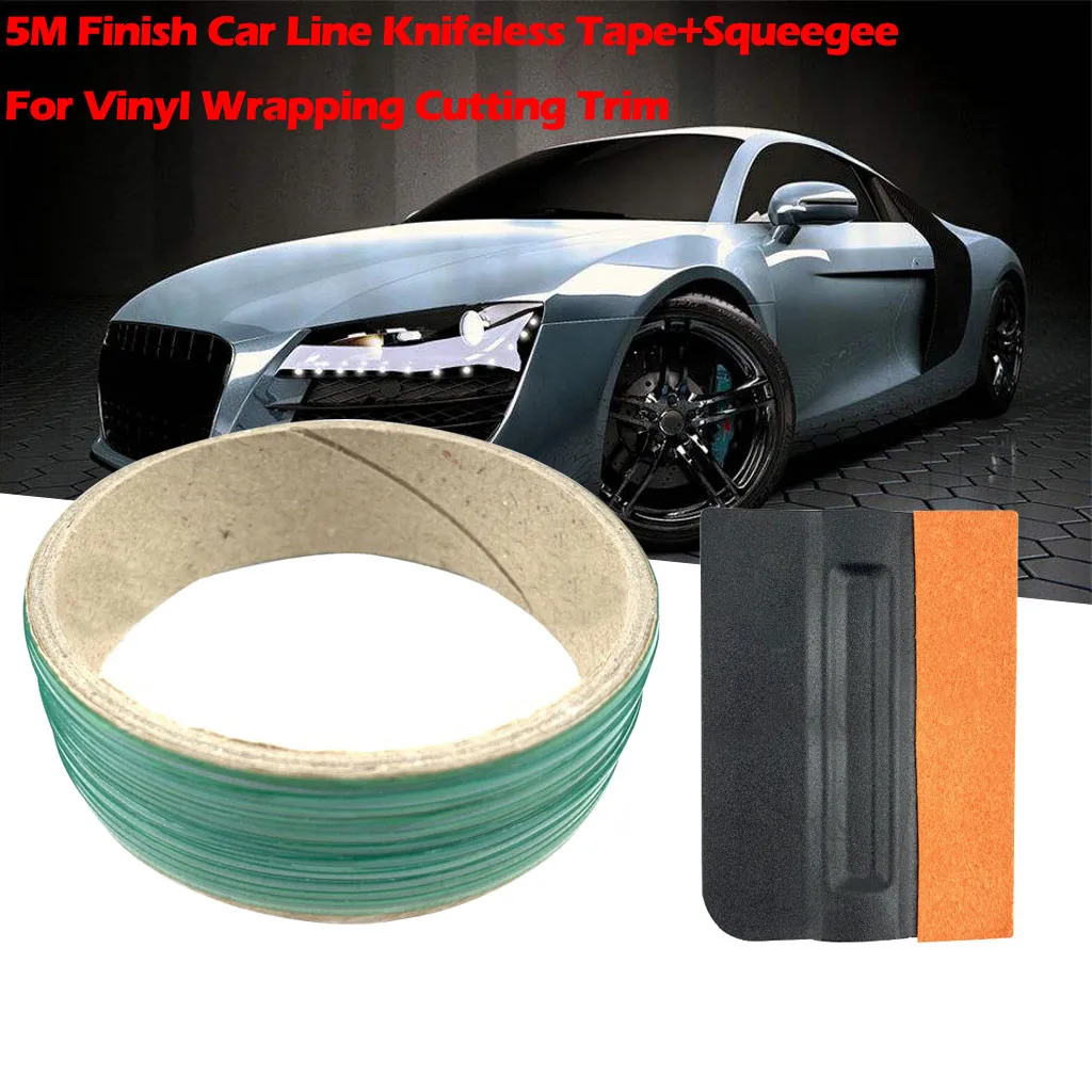 Франшиза 5 м отделка линия автомобиля рыцарская лента + ракель для виниловой