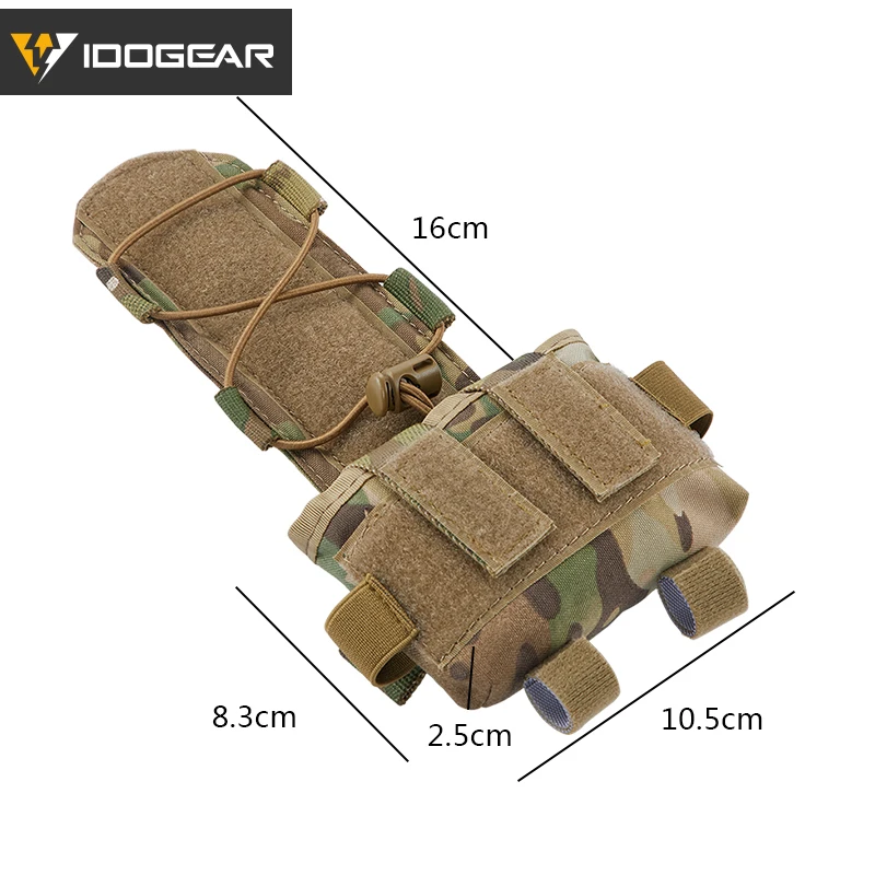 IDOGEAR тактический Чехол MK2 чехол для аккумулятора шлема охоты камуфляж боевой