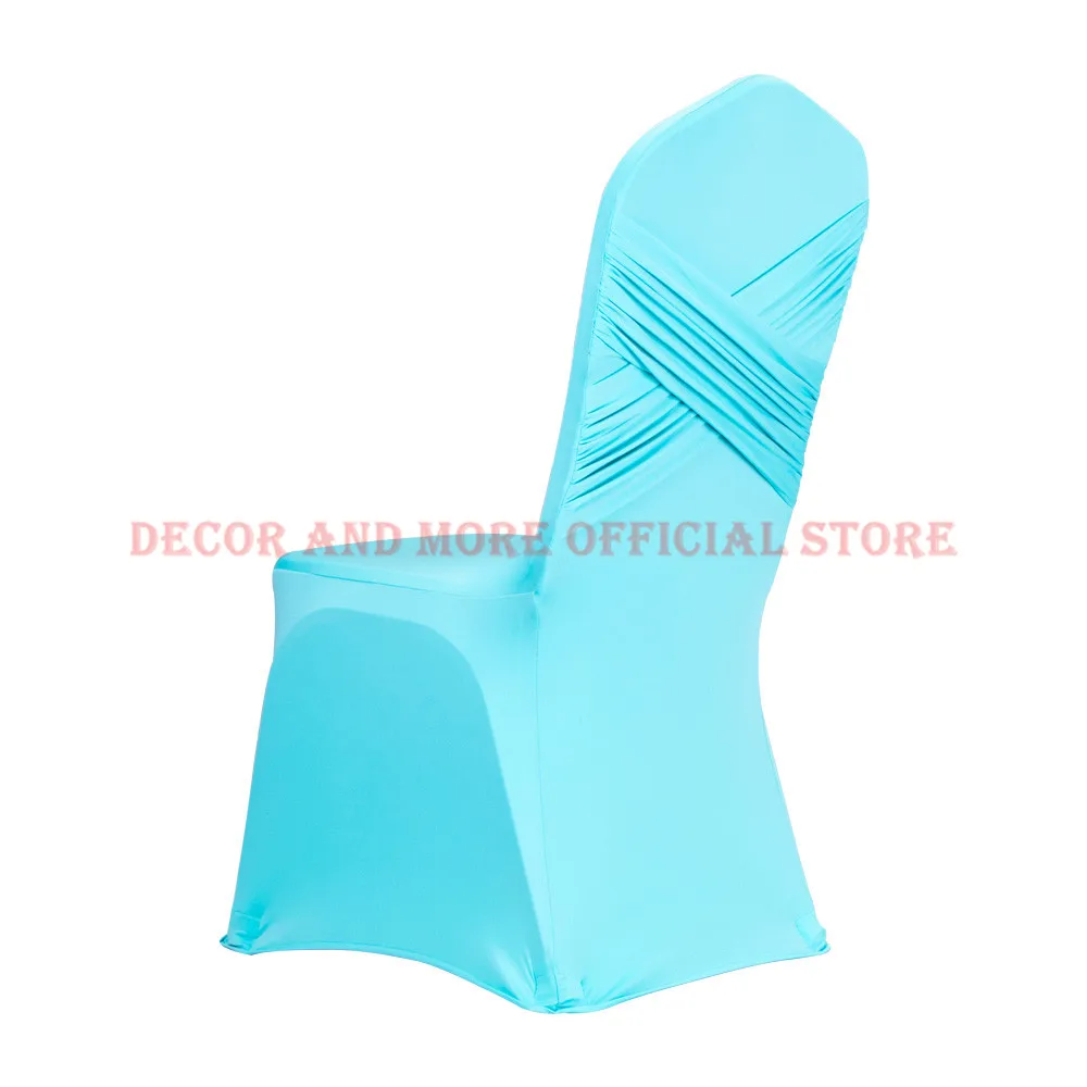 50 шт оптом полиэстер универсальные спандекс растягивающиеся чехлы на стулья для