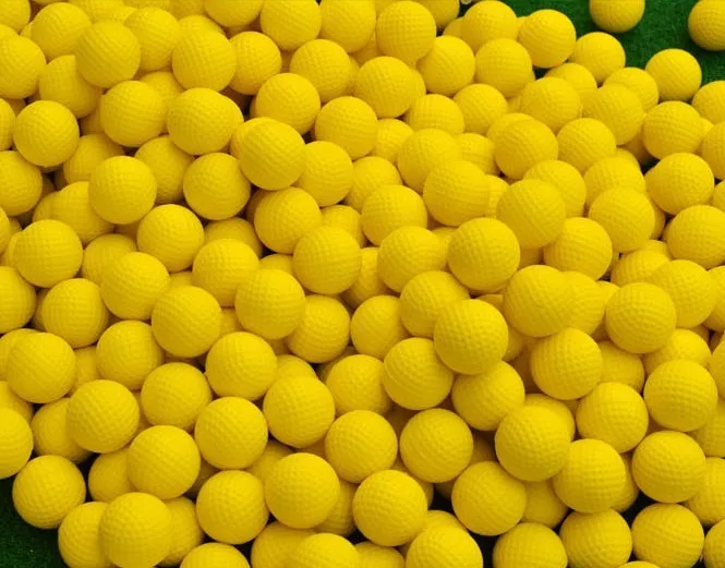 

5 pcs/lot PGM Ball Golf Products Pu Golf Indoor Softball Yellow Gender Q008