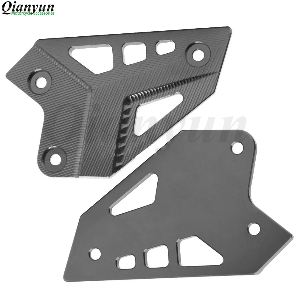 

For Kawasaki Z900 Z 900 z900 2017 CNC Foot Peg Heel Protection Protective Film Mount Heel Guard Protector Motorcycle Parts
