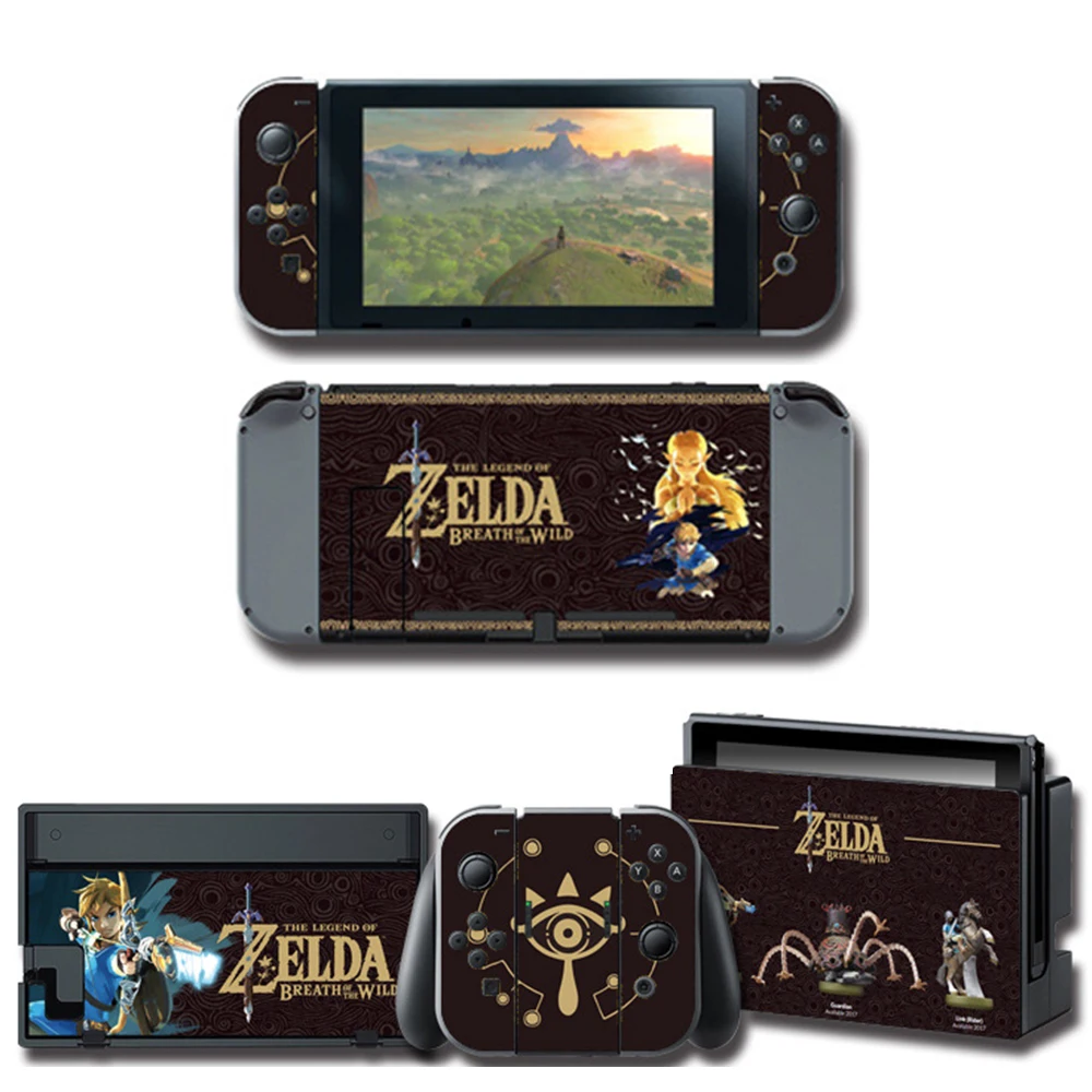 Тема игры протектор кожи наклейка для nintendo Switch NS консоль+ контроллер+ подставка держатель Защитная пленка NS кожа