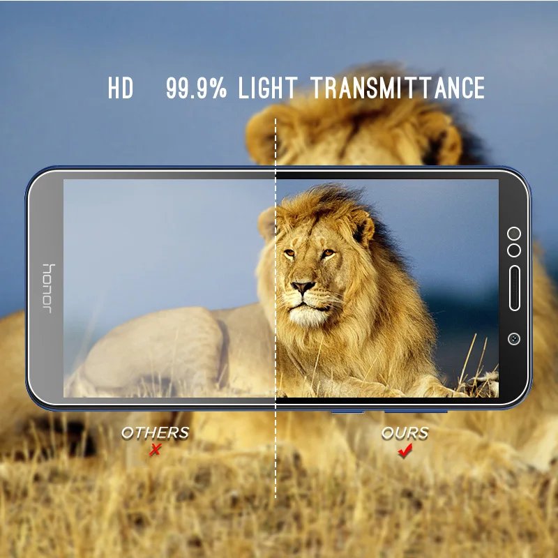 Закаленное стекло для huawei Honor 7A 7C Pro, Защита экрана для Honor 9x 8x, защитная пленка Y9, стекло для Y5 Y6 Prime