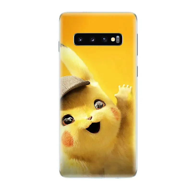 Пикачу кино модный художественный чехол для телефона samsung Galaxy S9 S8 A6 A8 Note 9 8 S7 S6 край