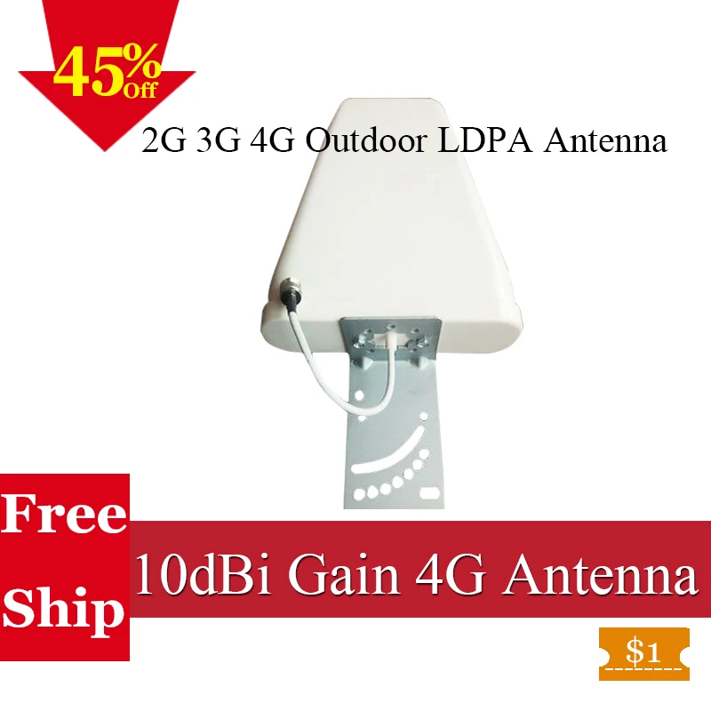 10dBi 800 ~ 2700 mhz N female 4G наружная логарифмическая антенна LPDA для 1800 2600 CDMA GSM DCS AWS WCDMA