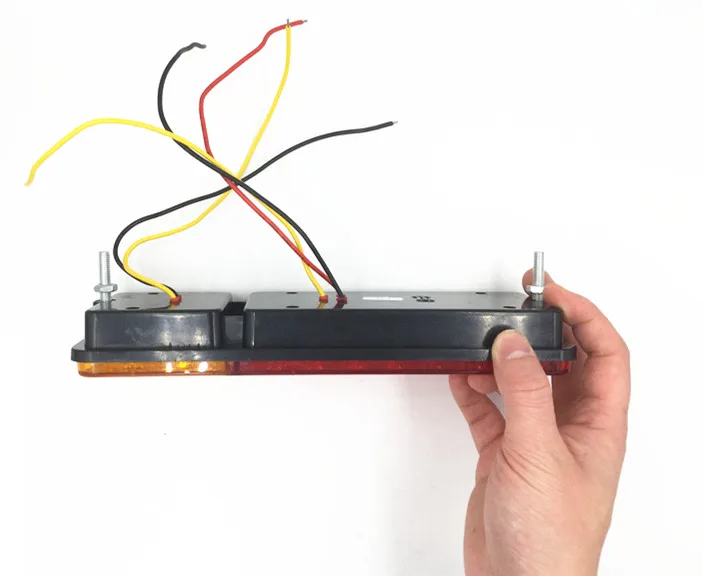 1 пара красный Янтарь 12 V 24 светодиодный ATV грузовик лампа прицепа для грузовика