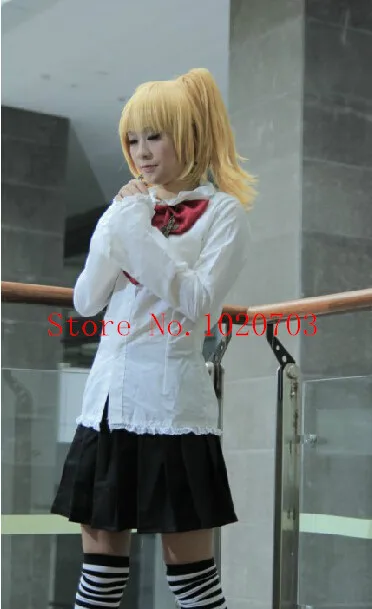 Карнавальный костюм смерти Note Misa Amane одежда с чулками |