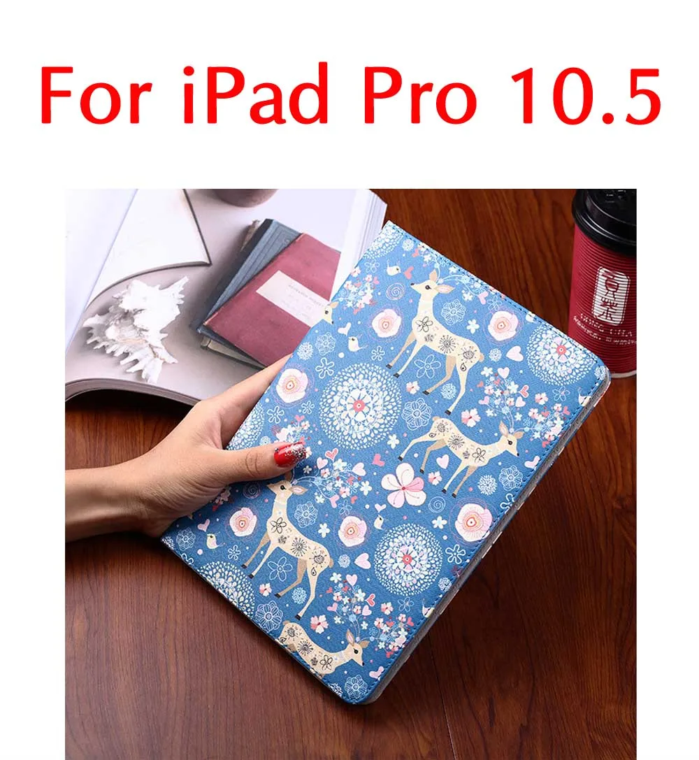 Чехлы для iPad Pro 10,5 Pro 9,7 ударопрочный чехол для планшета hello kitty с кошкой из мультфильма Модный чехол для планшета ST16 - Цвет: Deer pro10.5