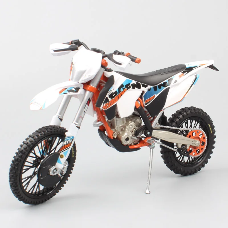 1:12 Масштаб KTM 350 EXC шесть 6 дней Аргентина Мотокросс внедорожная езда Trail dirt ISDE мотоцикл литья под давлением металлическая модель гоночный автомобиль игрушка