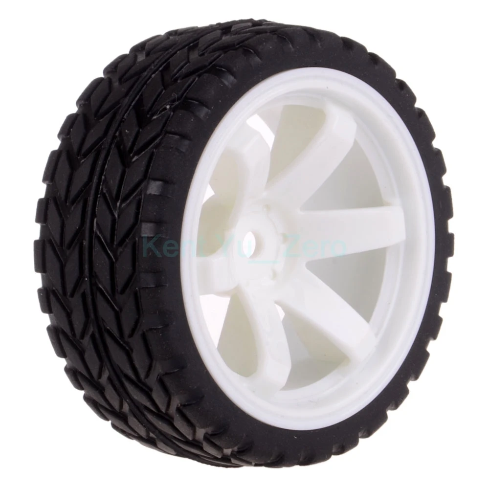 702-6017 4PCS 12MM Hub HPI Redcat HSP Plastic Wheel Rim &amp Grip Rubber Tyre Tires For RC 1:10 Car On Road | Игрушки и хобби