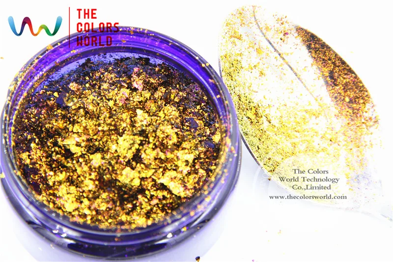 Искусственные хлопья с волшебным эффектом TCWB192 большого размера хамелеон для