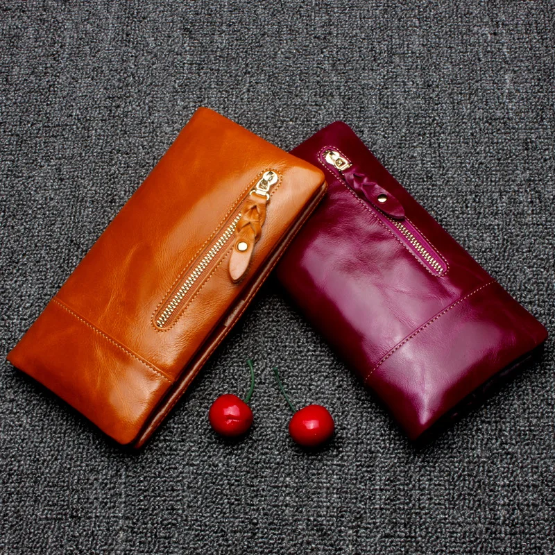Новый мужской кошелек кожаный длинные дамы бумажник большой клатч | Багаж и сумки