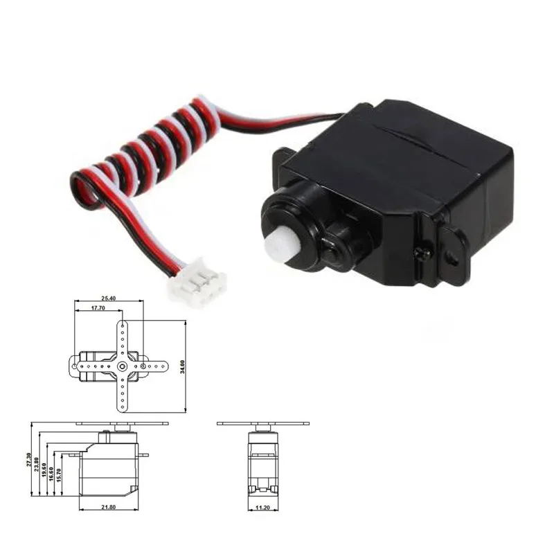 Сервопривод 7 5g для WLtoys V950 3 шт. 2 4G 6CH 3D6G бесщеточный Радиоуправляемый вертолет |