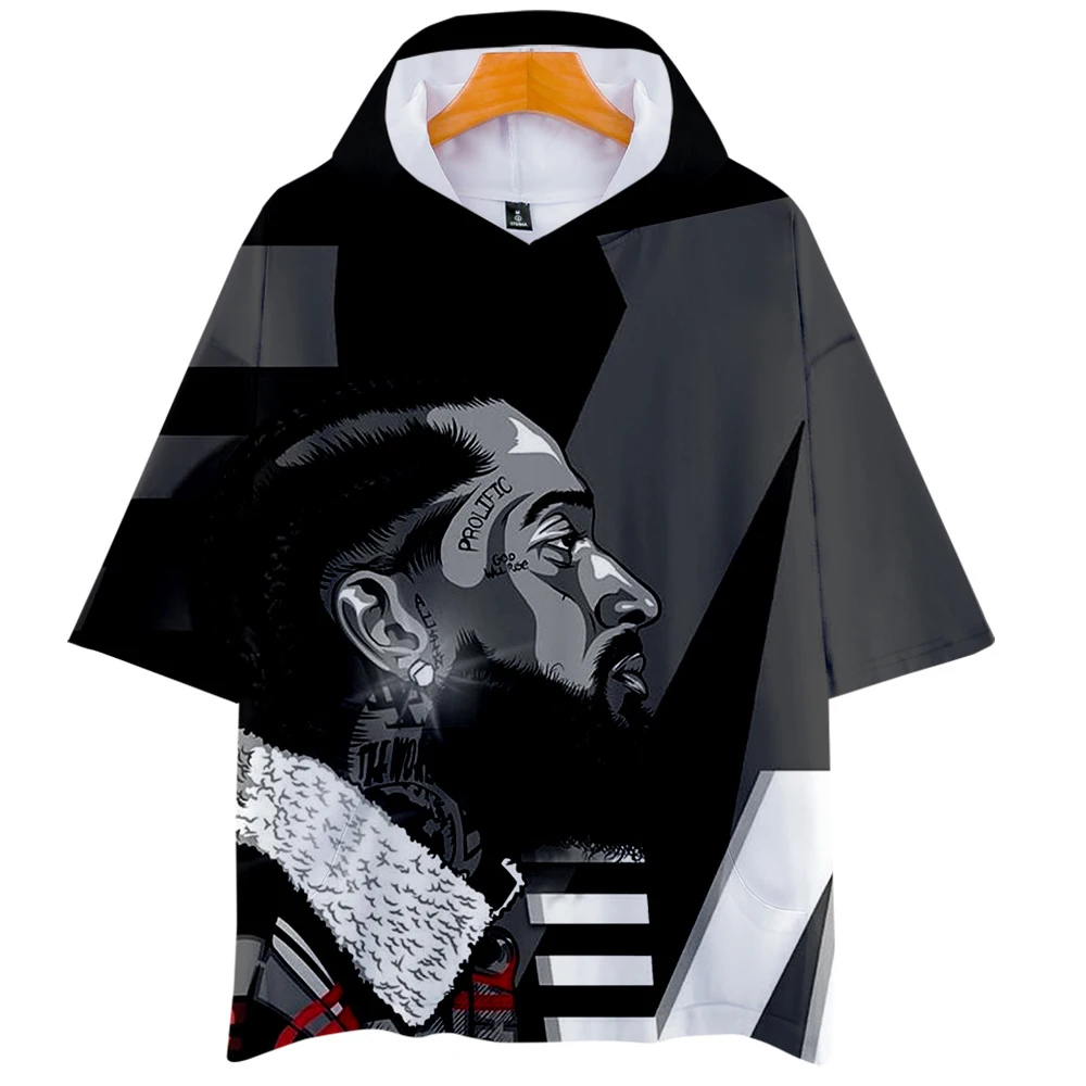 Nipsey hussle 3D толстовки Новая модная футболка с короткими рукавами лето/весна крутая и дышащая футболка с короткими рукавами
