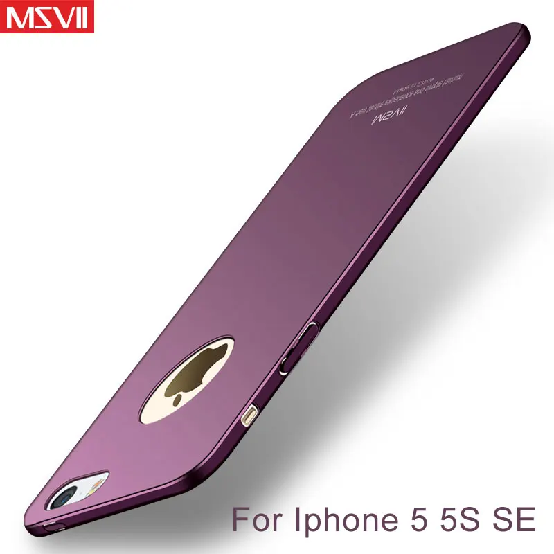 Чехол Msvii для iphone 5s тонкий роскошный чехол 5 жесткая задняя крышка из