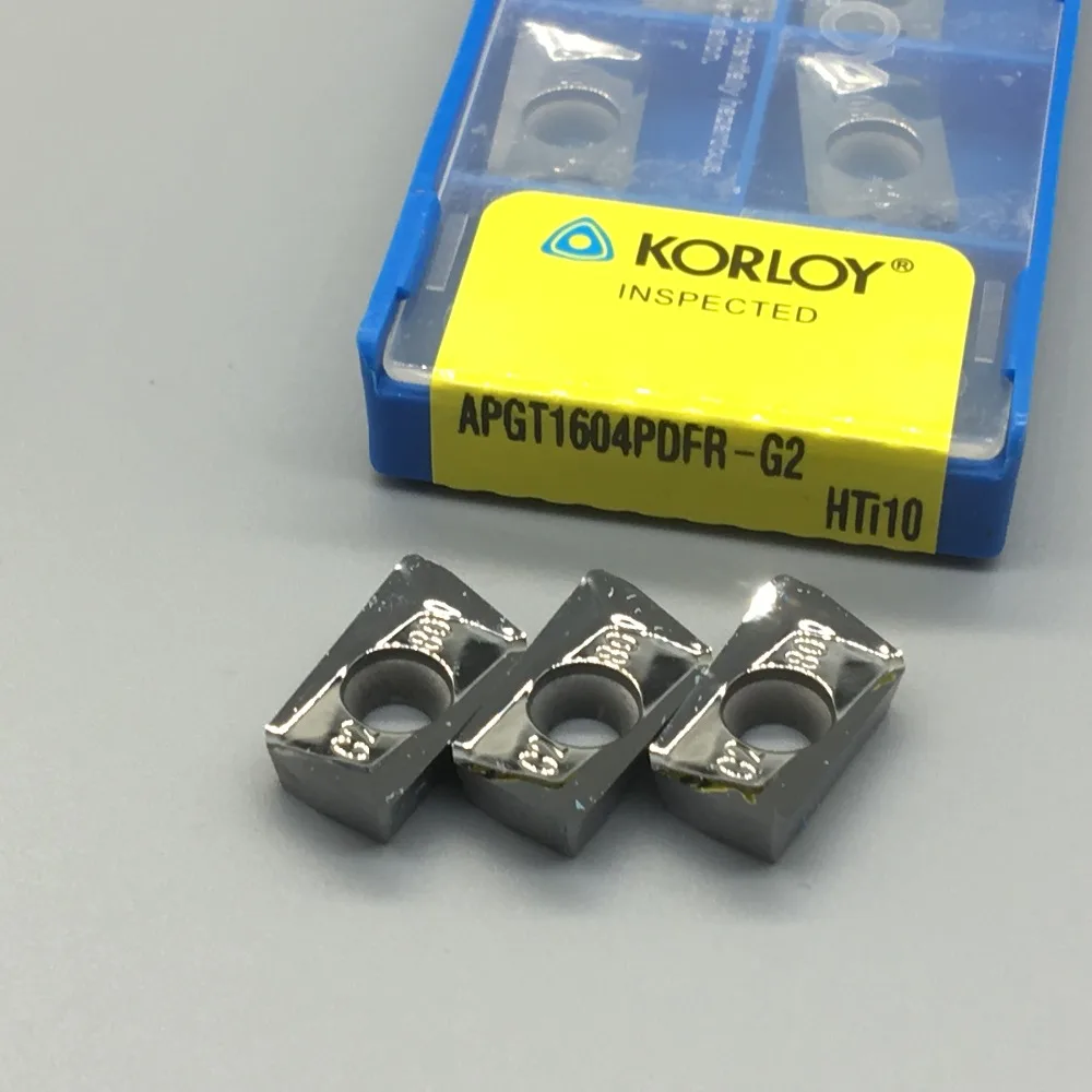 SHR APGT1604PDFR 10 шт. APGT 1604 PDFR G2 HTi10 карбидные фрезерные Вставки для торцевой фрезы BAP