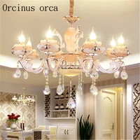 european modern luxury jade crystal chandelier room hall bedroom jane alloy led chandelier free shipping