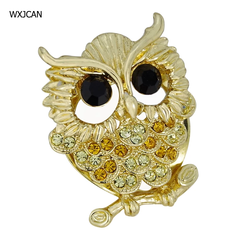 Wxjcn шарф брошь клип птица сова для Клип Сплав инкрустация стразами броши Женщины