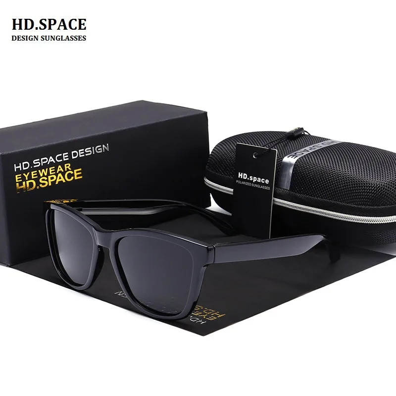 Солнцезащитные очки унисекс HD.space винтажные поляризационные в стиле ретро для