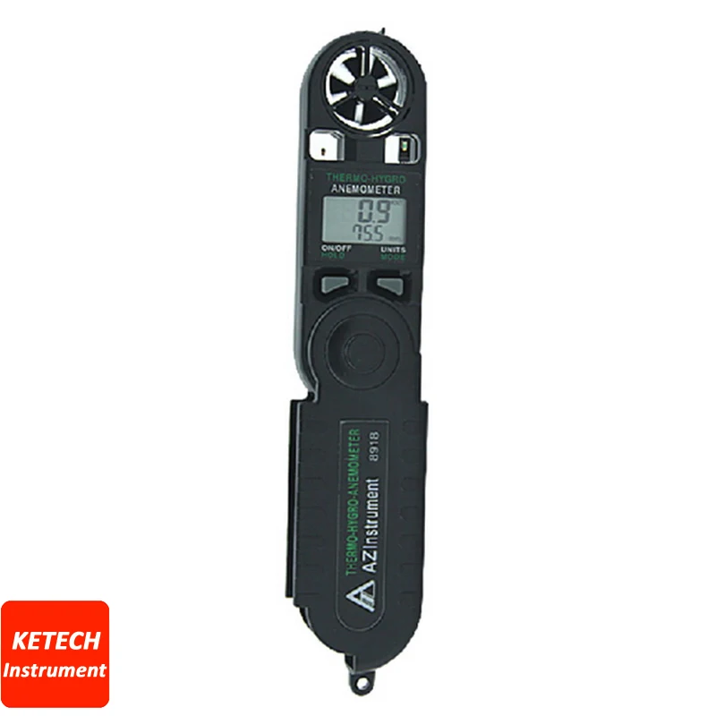 

Digital Anemometer Mini Wind Speed Meter Mini Type Thermometer Hygrometer AZ8918