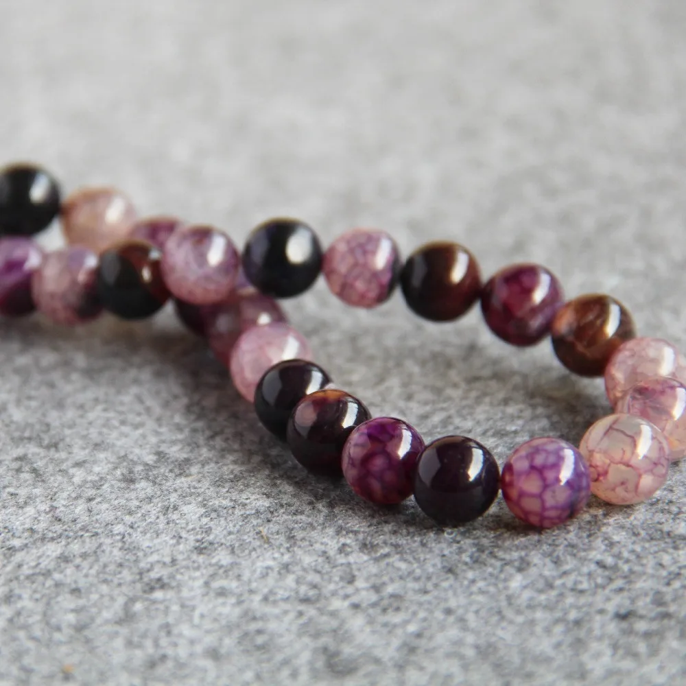 10 мм полуфабрикаты многоцветный фиолетовый Сердолик Сделай Сам круглые бусины