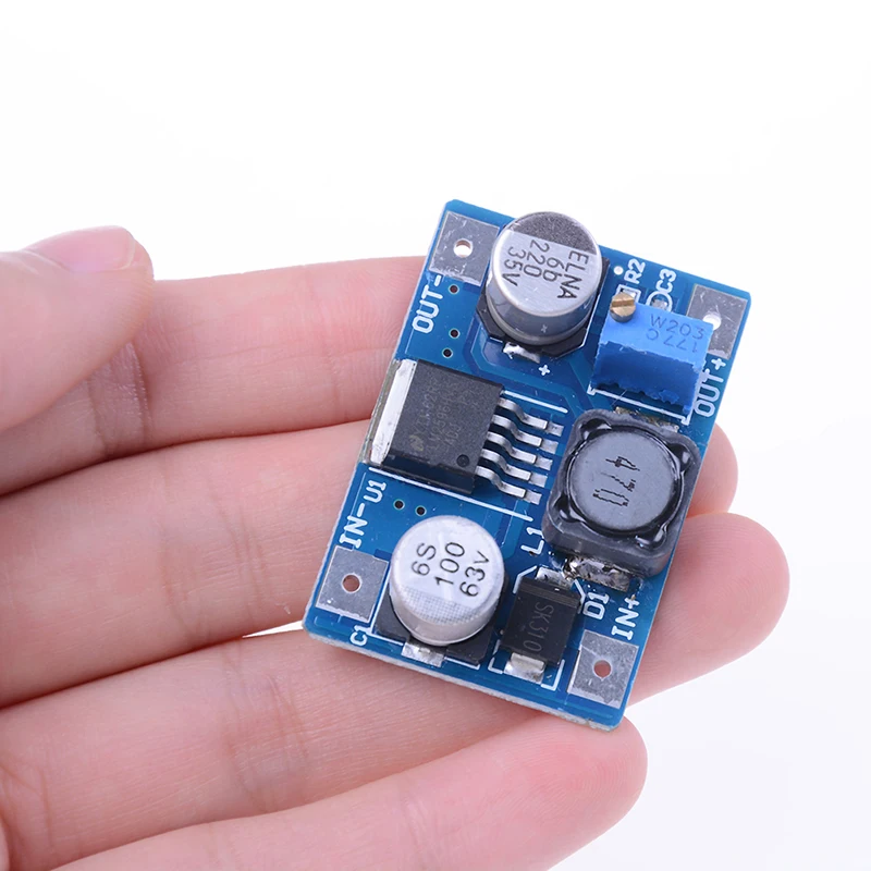 Новый LM2596S DC понижающий модуль питания Buck 3A Регулируемый ультра плата