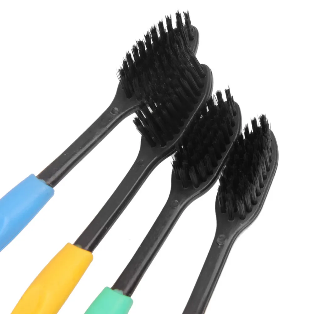 4 шт. ультрамягкие зубные щётки с бамбуковым углем|ultra soft toothbrush|soft toothbrushbamboo charcoal nano