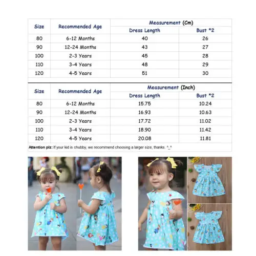 2018 New Summer Infant Kids Baby Girls Animal Flying Sleeve O-Neck Cartoon Dress Outfit Tutu Dresses A-Line Casual Clothes 6M-5Y | Детская