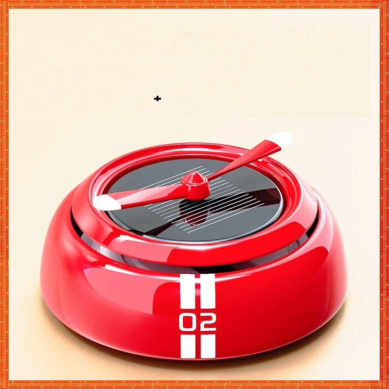 2019 New Car Air Freshener Solar Energy Perfume Ornaments Rotating aromatherapy Fresh Aromatherapy Fragrance Alloy AutoAccessory |