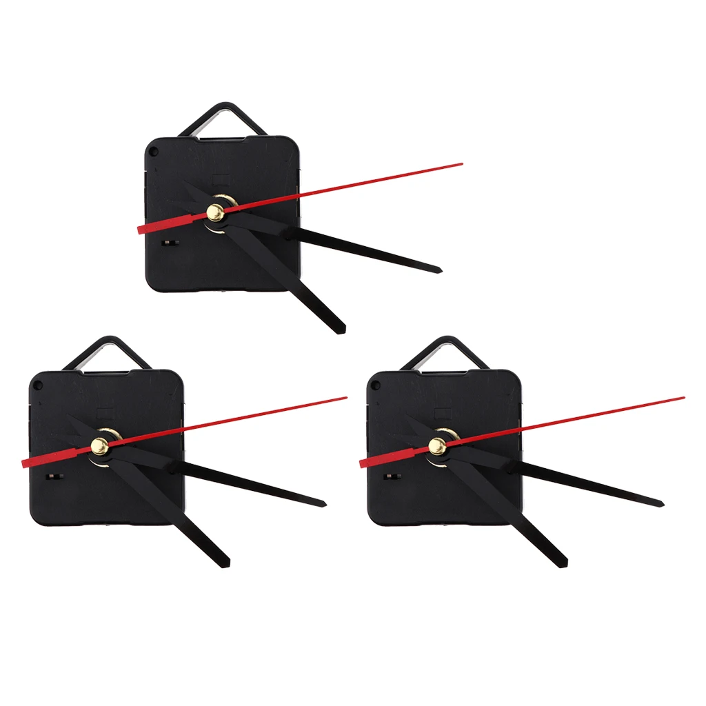 3 шт. длинные указатели кварцевые настенные часы механизм движения с ручным